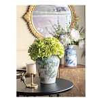 Ваза с зелеными цветочными и птичьими мотивами Vase Inspired by Nature варинант исполнения - 6 | Loft Concept в Сочи