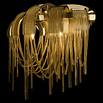 Бра с металиическими цепочками и дугообразными элементами Atlantis Chain варинант исполнения - 10 | Loft Concept в Сочи