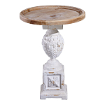 Приставной столик с резным античным узором Antique Engraving варинант исполнения - 1 | Loft Concept в Сочи