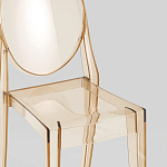 Прозрачный стул с янтарным оттенком LOUIS GHOST CHAIR варинант исполнения - 7 | Loft Concept в Сочи