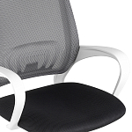 Офисное кресло с основанием из белого пластика Desk chairs Black варинант исполнения - 6 | Loft Concept в Сочи