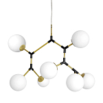 Люстра с 7-ю белыми шарообразными плафонами Natural Concepts варинант исполнения - 1 | Loft Concept в Сочи