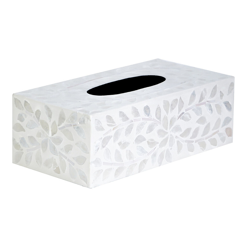 Салфетница Esmee Bone Inlay Белый Салфетница Esmee Bone Inlay Белый в Сочи | Loft Concept
