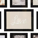 Рамка для 9-ти фотографий квадратная Moment Forever варинант исполнения - 3 | Loft Concept в Сочи