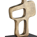 Настольная лампа с фигурным каркасом и прямоугольным тканевым абажуром Brutalist Profile варинант исполнения - 1 | Loft Concept в Сочи