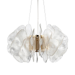 Люстра с декором в виде крупных рельефных лепестков 80 см Ethereal Bloom варинант исполнения - 1 | Loft Concept в Сочи