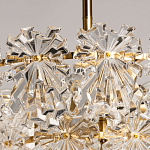 Люстра многоярусная с объемными прозрачными цветами Hanging Flowers варинант исполнения - 6 | Loft Concept в Сочи