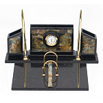 Настольный письменный набор из камня офиокальцит и змеевик Successful Leader варинант исполнения - 1 | Loft Concept в Сочи