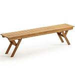 Деревянная скамья складная Jerome Wood Bench варинант исполнения - 1 | Loft Concept в Сочи