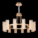 Люстра круглая с текстурными цилиндрическими плафонами Glimpse варинант исполнения - 6 | Loft Concept в Сочи