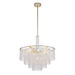 Люстра многоярусная с каскадами кристаллов Crystal Rains варинант исполнения - 2 | Loft Concept в Сочи