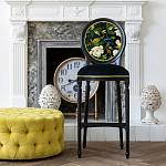 Барный стул из натурального бука с изображением птицы и цветов Blooming Birds варинант исполнения - 2 | Loft Concept в Сочи