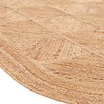 Ковер из джута квадратный с закругленными краями Atlas варинант исполнения - 2 | Loft Concept в Сочи