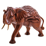 Статуэтка из дерева суар в виде слона Two Tusks варинант исполнения - 1 | Loft Concept в Сочи