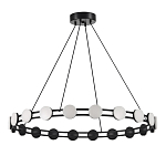 Люстра кольцевая с круглыми светодиодными источниками света Maxine Light варинант исполнения - 3 | Loft Concept в Сочи