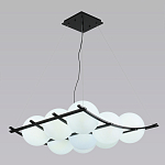 Люстра подвесная с 9-ю плафонами в форме шара Yarvi варинант исполнения - 4 | Loft Concept в Сочи