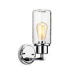 Бра с цилиндрическим прозрачным плафоном из стекла с пузырьками Elstead Lighting варинант исполнения - 1 | Loft Concept в Сочи