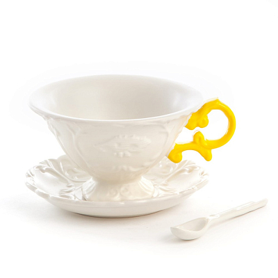 Чайная пара Seletti I-Tea Yellow Чайная пара Seletti I-Tea Yellow