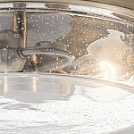 Потолочный светильник с прозрачным стеклянным плафоном с эффектом пузырьков Kichler варинант исполнения - 4 | Loft Concept в Сочи