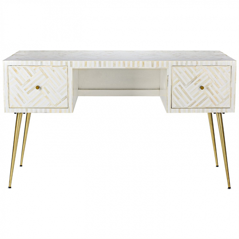 Стол Cream Indian Bone Inlay table Кремовый в Сочи | Loft Concept 