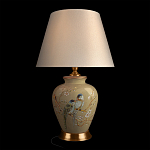 Настольная лампа бежевая с изображением птиц Slip Away варинант исполнения - 8 | Loft Concept в Сочи