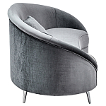 Диван с мягкой обивкой из ткани серый Ethan Sofa варинант исполнения - 1 | Loft Concept в Сочи