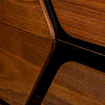 Высокий комод с узором из шпона на фасаде Sahara варинант исполнения - 5 | Loft Concept в Сочи