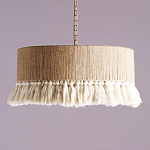 Люстра круглая плетеная с кисточками Solar Glow варинант исполнения - 6 | Loft Concept в Сочи