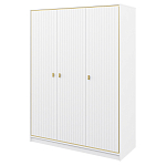 Шкаф белый четырёхдверный для одежды Antique Order варинант исполнения - 2 | Loft Concept в Сочи