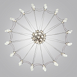 Люстра подвесная из металла с прозрачными подвесками из хрусталя Quasar 93 варинант исполнения - 11 | Loft Concept в Сочи