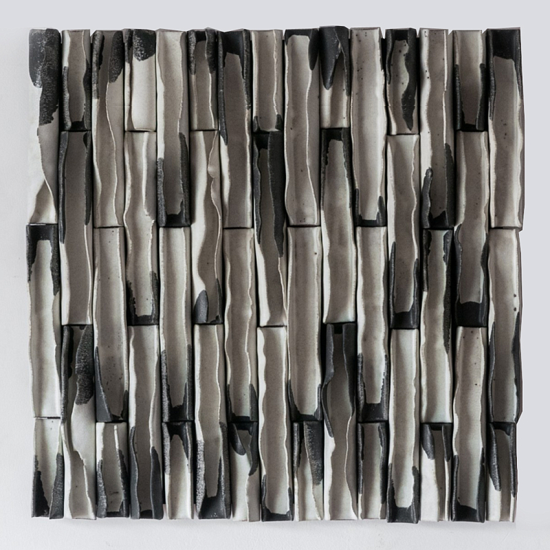 Объемное фактурное панно Metropolis Graphite Grey Серый бетон в Сочи | Loft Concept 