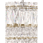 Люстра подвесная круглая из прозрачного хрусталя с золотым корпусом Selfsufficient варинант исполнения - 5 | Loft Concept в Сочи