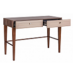 Стол письменный из массива бука с 2-мя ящиками бежевый Wenge Light варинант исполнения - 3 | Loft Concept в Сочи