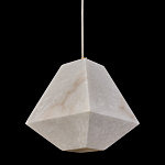 Подвесной светильник с фигурным плафоном Stone Prism варинант исполнения - 6 | Loft Concept в Сочи