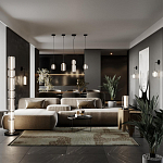 Подвесной светильник с прозрачным плафоном Jarrty 47 см варинант исполнения - 4 | Loft Concept в Сочи