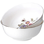 Обеденный сервиз из фарфора с рисунком цветов на 6 персон 23 предмета Garden Whisper Porcelain Set  варинант исполнения - 5 | Loft Concept в Сочи