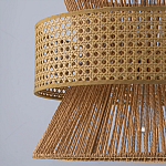 Подвесной светильник с абажуром из натуральных материалов Light Inside the Cell варинант исполнения - 9 | Loft Concept в Сочи