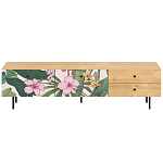 Длинная ТВ-тумба с принтом на ящиках Elise TV Stand варинант исполнения - 15 | Loft Concept в Сочи
