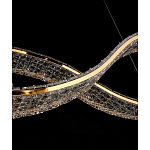 Люстра волнистой формы с фактурным хрустальным плафоном Light Delight варинант исполнения - 6 | Loft Concept в Сочи