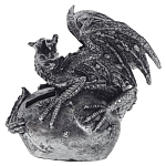 Декоративная статуэтка Дракон Silver Dragon Statuette варинант исполнения - 3 | Loft Concept в Сочи