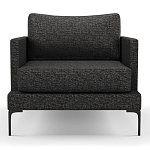 Мебельная ткань Шенилл темно-серый цвет 138 см T4-40 варинант исполнения - 6 | Loft Concept в Сочи