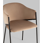 Стул Brace велюр капучино варинант исполнения - 2 | Loft Concept в Сочи