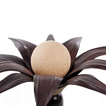 Настольная лампа черная INDONESIAN LAMPS варинант исполнения - 2 | Loft Concept в Сочи