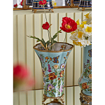 Ваза со стрекозой из фарфора с бронзовыми элементами Paradise Dragonfly варинант исполнения - 5 | Loft Concept в Сочи