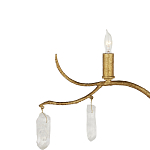 Бра с каркасом в виде веток усыпанных кристаллами Branches with Crystals варинант исполнения - 1 | Loft Concept в Сочи