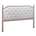 Изголовье кровати бежевое с мягкой обивкой из льна Emma Headboard варинант исполнения - 1 | Loft Concept в Сочи