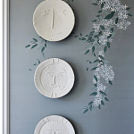 Обои ручная роспись Jasmine Standard colourway on Wood Ash slub silk варинант исполнения - 3 | Loft Concept в Сочи