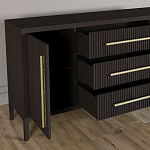 Буфет Primo с тремя ящиками и двумя фасадами Темный орех варинант исполнения - 6 | Loft Concept в Сочи