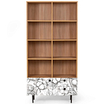 Широкий стеллаж с принтом Elise Rack варинант исполнения - 19 | Loft Concept в Сочи