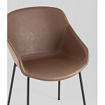 Стул Ashby экокожа светло-коричневый варинант исполнения - 3 | Loft Concept в Сочи